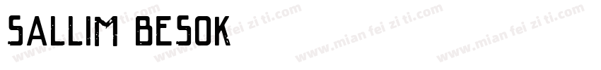 Sallim Besok字体转换